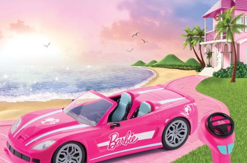 pink RC Barbie Car