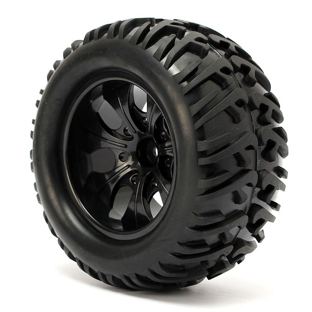 black rc car wheels