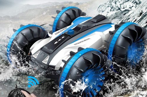 Remote control amphibious vehicles